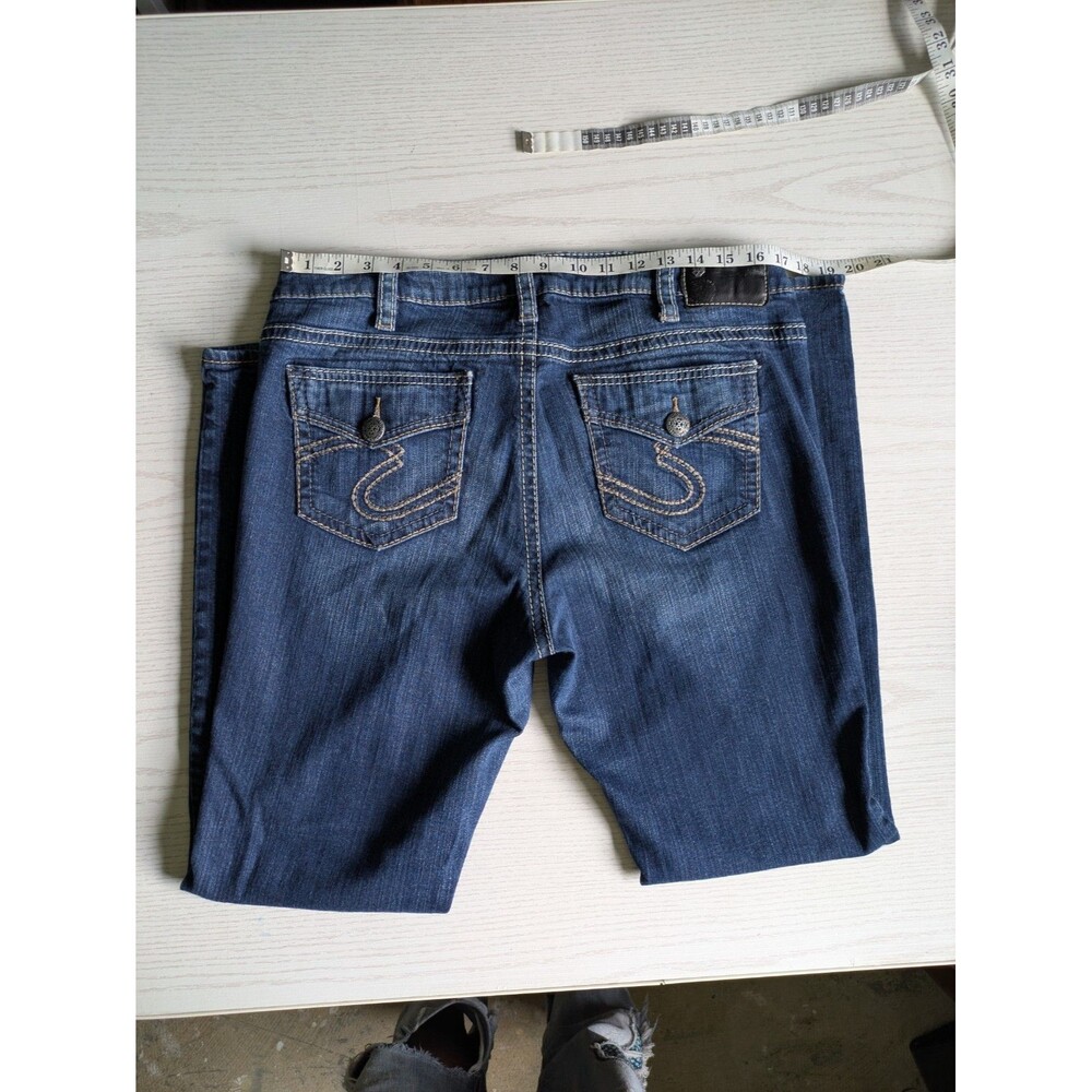 Silver Jeans Aiko Women’s Bootcut Western Y2K Jeans Size W 14 L 31